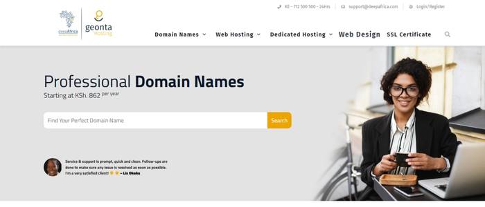 Best domain registrars in Kenya