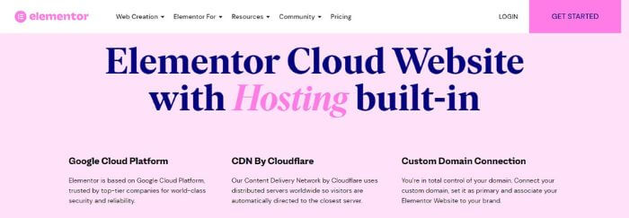 Elementor Cloud Web Hosting Review