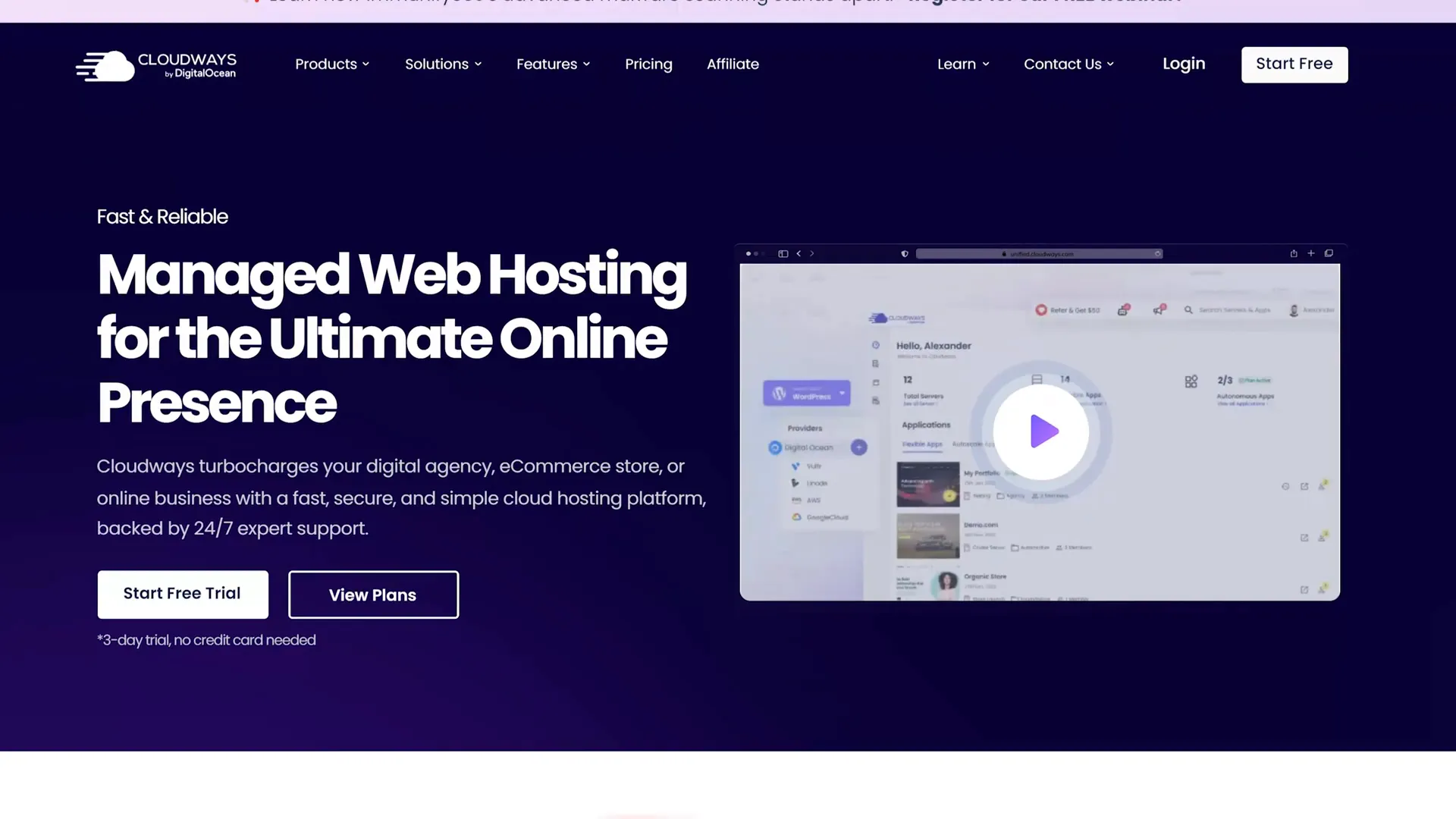 Overview of Cloudways hosting services