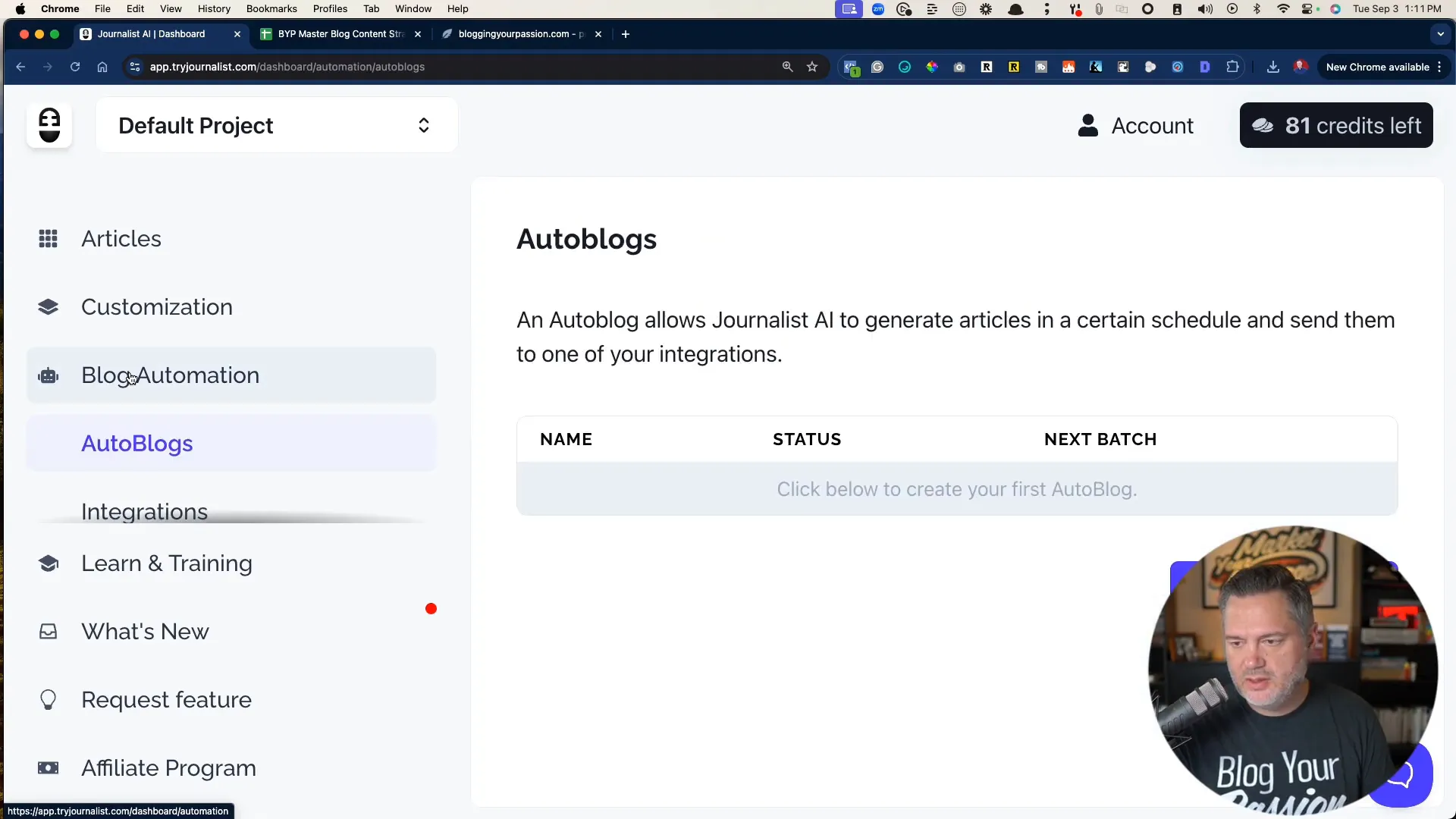 Creating an SEO-friendly article with Journalist AI