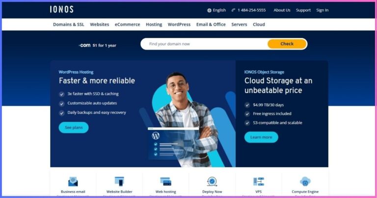 Ionos Web Hosting Review