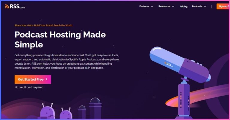 RSS.com Podcast Hosting Review