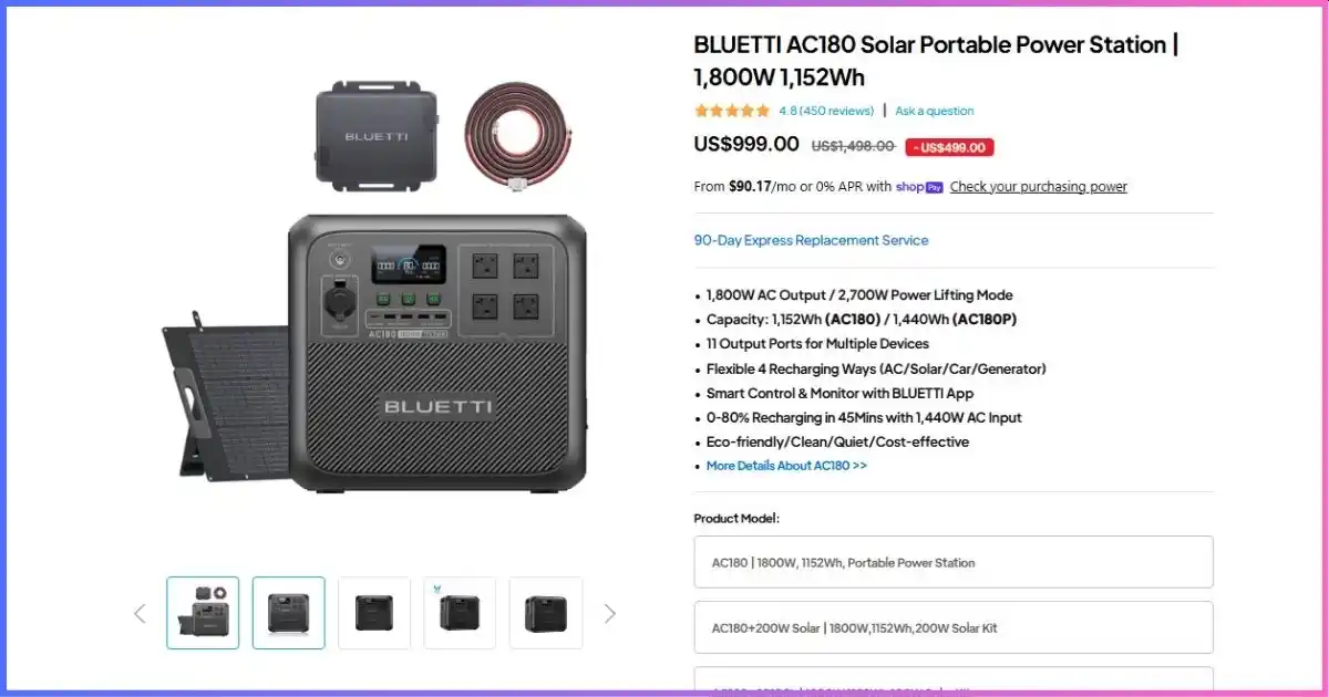 Bluetti AC180 review