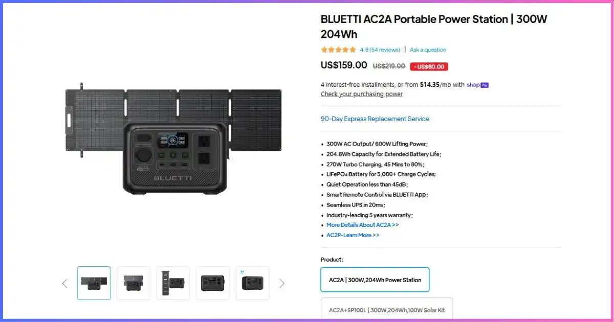 Bluetti AC2A review