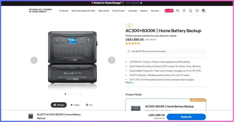Bluetti AC300 Solar Generator Review