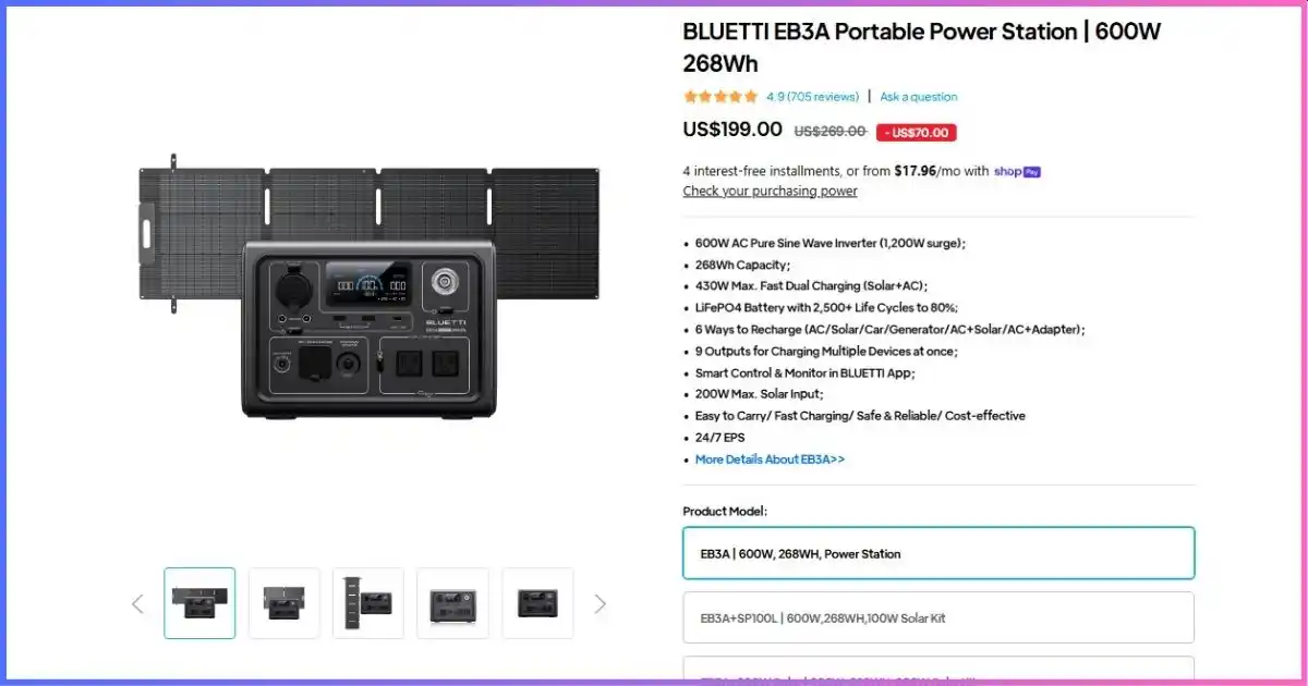 Bluetti EB3A review