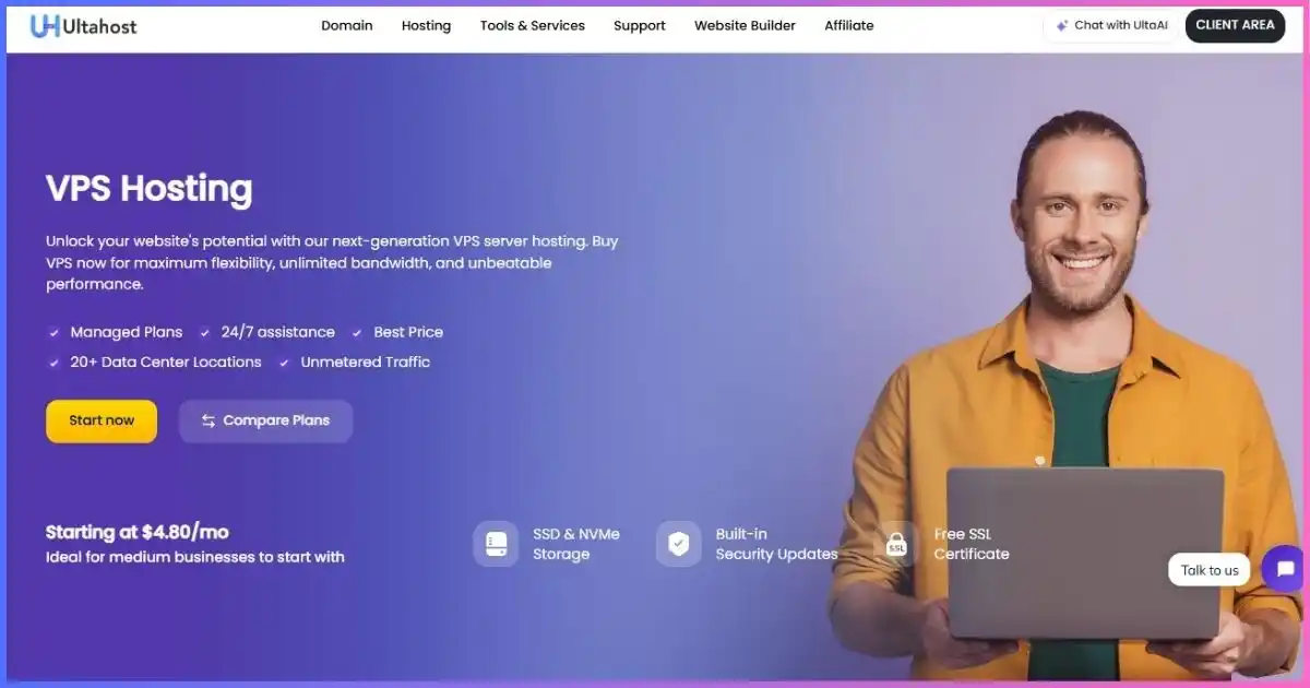 UltaHost VPS Hosting