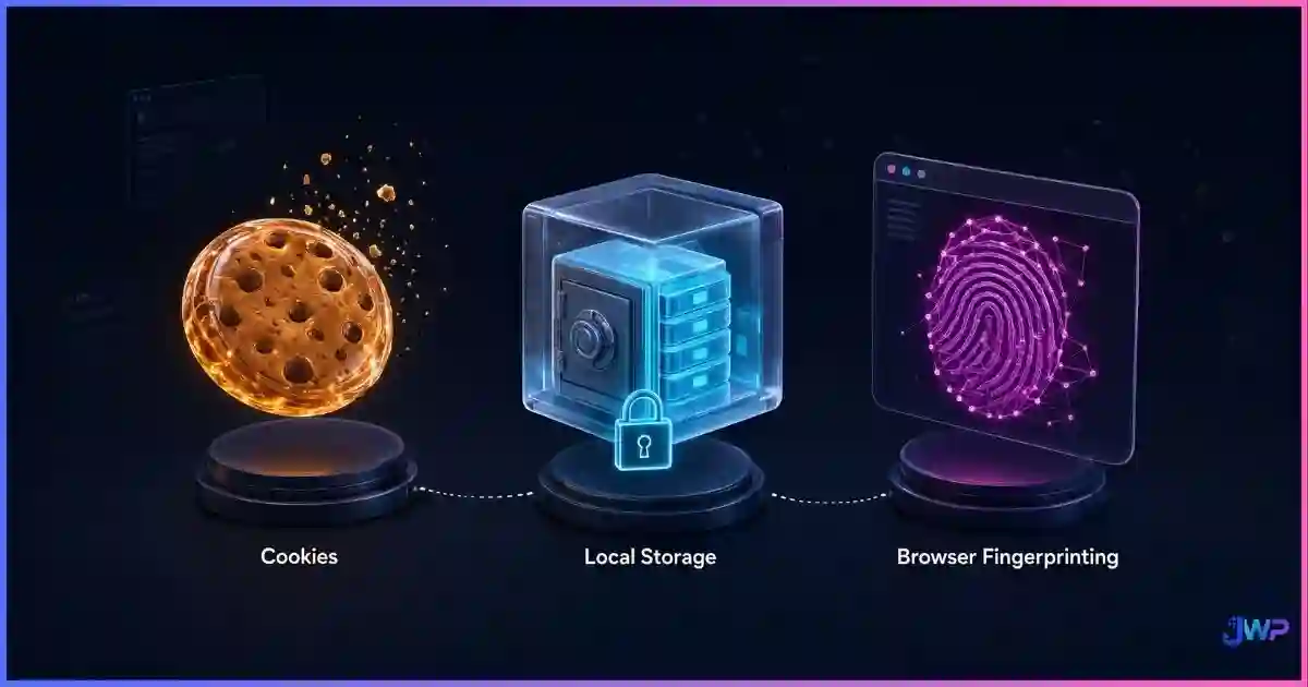 Cookies vs Local Storage vs Browser Fingerprinting