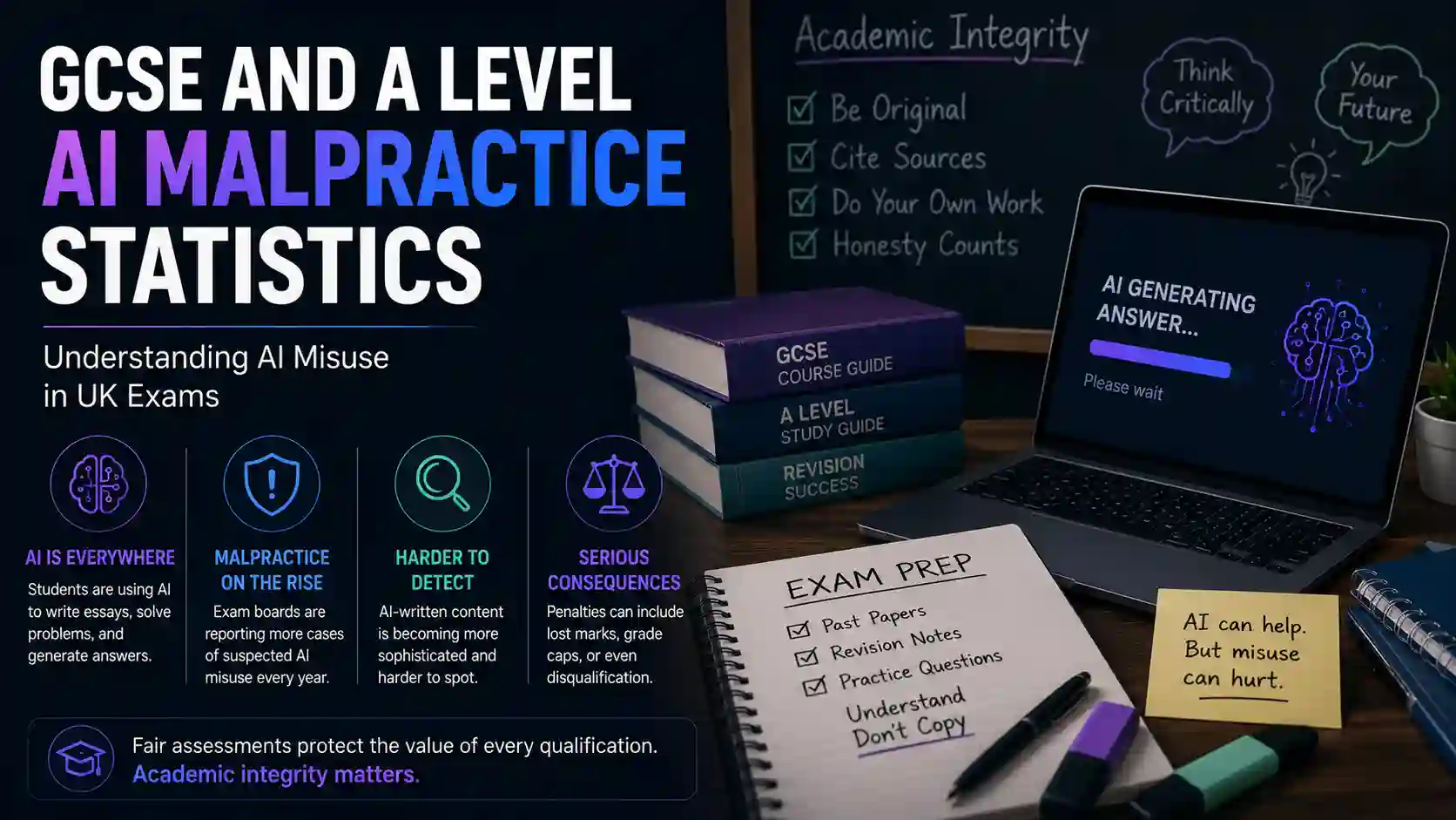 GCSE and A Level AI Malpractice Statistics