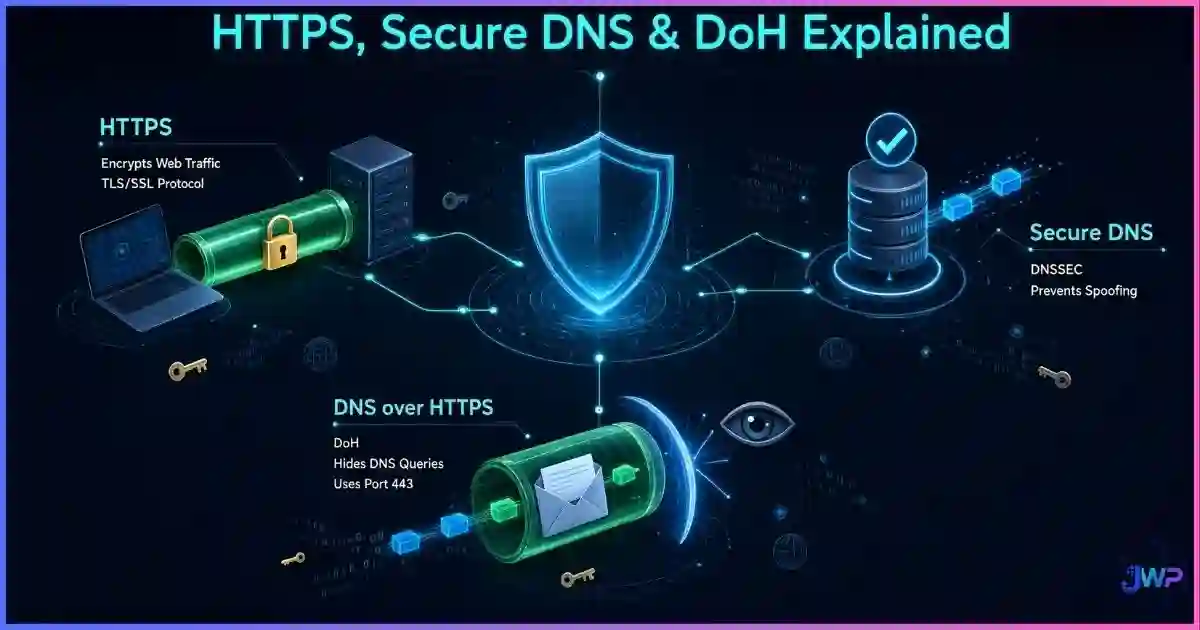 HTTPS, Secure DNS and DNS over HTTPS Explained