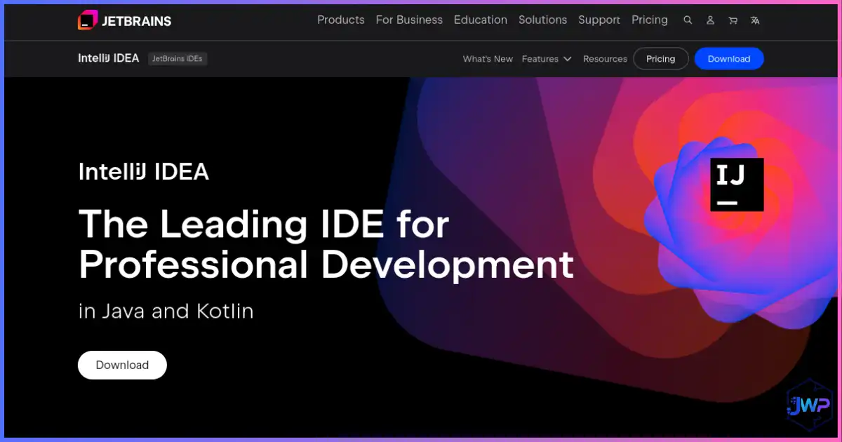 IntelliJ IDEA full IDE interface for Java and Kotlin development