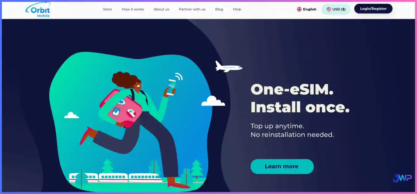 Orbit Mobile travel eSIM service